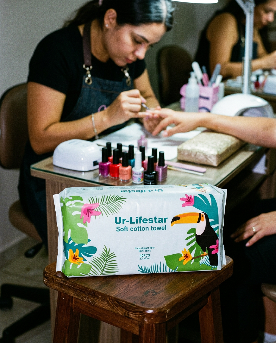 Lenço Seco Compactado 80UN Multiuso - UR Lifestar